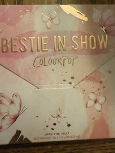 NIB ColourPop (BESTIE IN SHOW) 10 Pieces Lippie Stix Vault Nude,Red,Brown 💝 - Picture 1 of 6