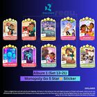 Monopoly go 5 Star ⭐ Sticker Card ⚡⚡⚡ 1 & 2nd ALBUM 🔥 (Read Description)
