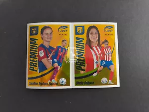 GRAHAM HANSEN (FCB) SHEILA GUIJARRO (ATM) PREMIUM JUGON PANINI LIGA F 2023 2024 - Imagen 1 de 1