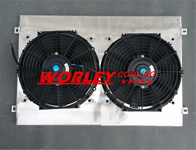 For Chevrolet Silverado 1500 2500 3500 4.8L 5.3L 6.0L V8 Aluminum Shroud + Fans - Image 1 of 4