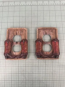 (2) Country Western Cowboy Boots Outlet Cover Single Gang Wall Plate Resin 3D - Picture 1 of 7