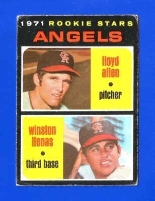 1971 OPC O-Pee-Chee SET BREAK #152 ANGELS ROOKIE STARS ALLEN/LLEANAS (PL) (SB2) - Image 1 of 2