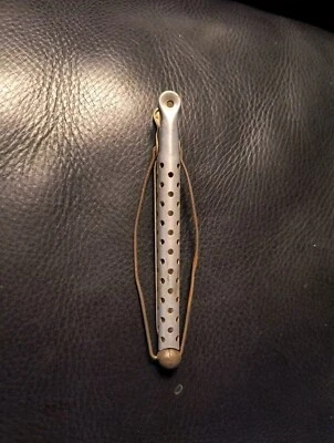 Rolo CLIP CURLER 1950 METAL HAIR vintage alumínio 3 1/4"  - Imagem 1 de 4