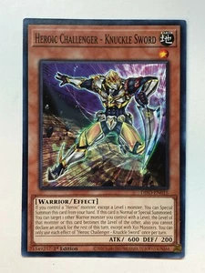 Yugioh Dimension Force Heroic Challenger - Knuckle Sword DIFO-EN015 NM/M - Picture 1 of 1