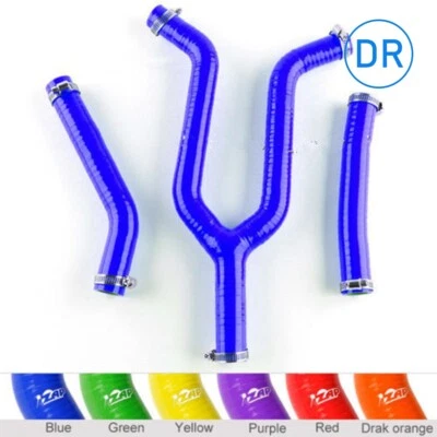 For KTM 125 200 EXC 1998-2002 PERFORMANCE SILICONE RADIATOR HOSE Kit  1999 2000 - Image 1 of 4
