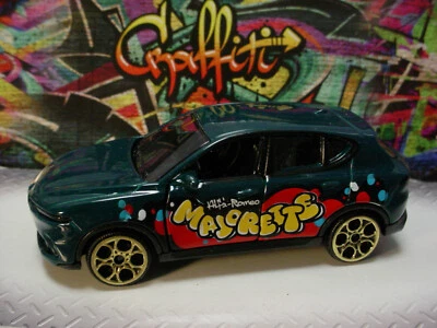 majorette GRAFFITI Edition ALFA ROMEO TONALE ☆dark green;gold;opening☆loose - Image 1 of 4