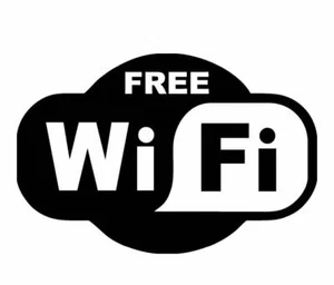 Free WIFI Sticker Decal Sign Business Home Window Door Wall Vinyl Decal - Picture 1 of 2