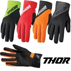 GUANTI TEMPO FREDDO THOR SPECTRUM INVERNO MOTOCROSS MX ENDURO MTB NERO ROSSO VERDE - Foto 1 di 15