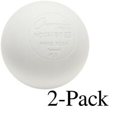 Champion Sports Official Size Rubber Lacrosse Ball, White (Pack of 2)