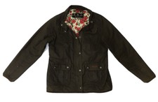 barbour abbey liberty waxed jacket olive