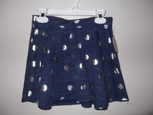 S.O. - GIRLS - SKIRT - NAVY FOIL DOTS - SIZE SMALL (AC-27-46x2) - Picture 1 of 3