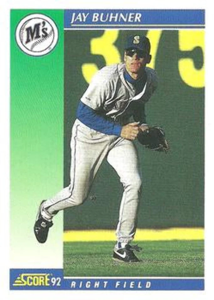 #64 Jay Buhner - Seattle Mariners - 1992 Score Baseball - Image 1 of 1