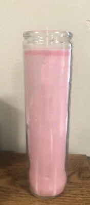 Vela Rosa 2" x 8" Alto Oración Meditación Vela 7 Días Vela Foto 1 de 4