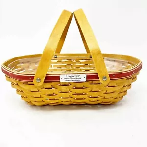 Longaberger Basket 2006 Christmas Nature’s Garland Signed w/ Protector NEW - Picture 1 of 14