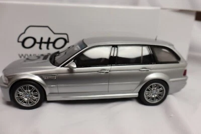 1/18 BMW M3 Touring (E46) Concept 2017 Chrome Shadow Model Car Otto Mobile OT981 - Image 1 of 4