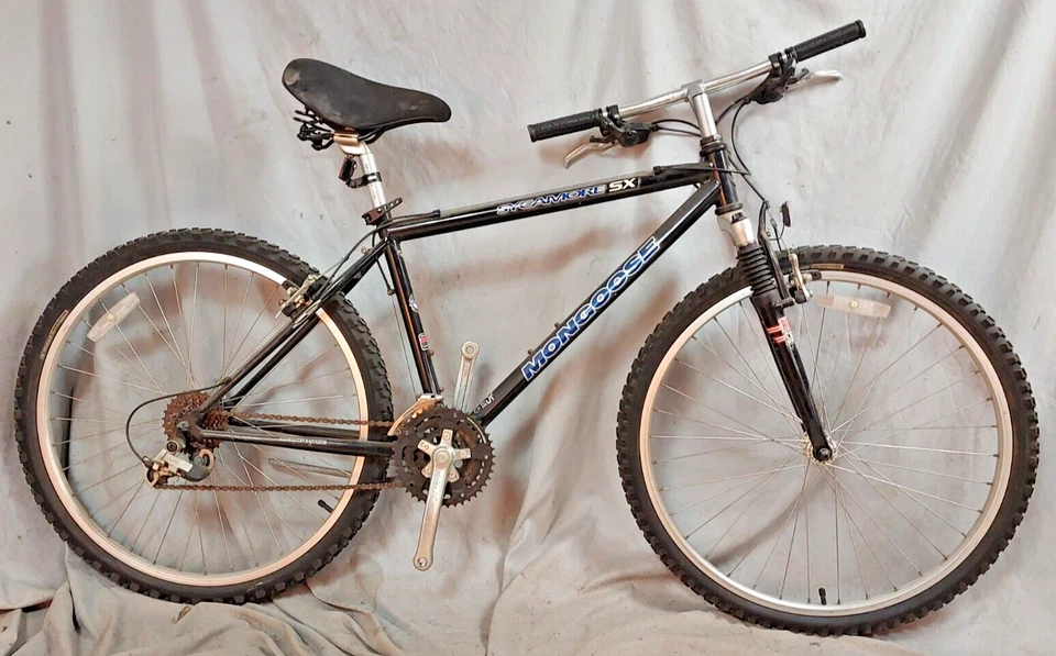 1992 Mongoose Sycamore SX MTB Bike Medium 16.5" Hardtail Rock Shox Steel ShipsUS - Image 1 of 4