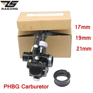 Carburador de carbohidratos PHBG DS Racing 21 mm 50-100cc 2 tiempos gasolina bicicleta motorizada - Imagen 1 de 5