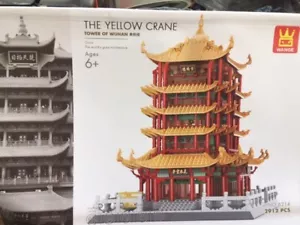 Yellow Crane, 30x340x38.5cm 2912pcs ,Wange blocks and instruction - Picture 1 of 1