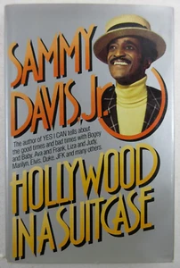 SIGNED 1st/1st ED "Hollywood in a Suitcase" Sammy Davis Jr. 1980 HARDBACK DJ - Picture 1 of 9