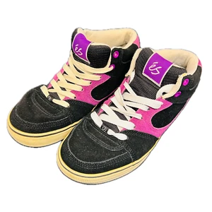 éS Sneaker - Gr. 39 - schwarz / lila - vintage - Bild 1 von 10
