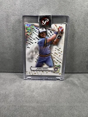 2023 Topps Pristine Robin Yount Refractor Encased # 179 - Image 1 of 2