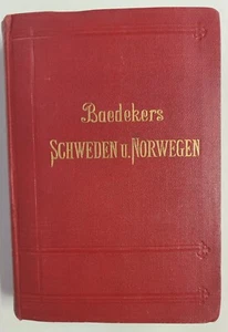 K.BAEDEKER SCHWEDEN NORWEGEN, REISEROUTEN D. DANEMARK NEBST ISLAND U SPITZBERGEN - Picture 1 of 6