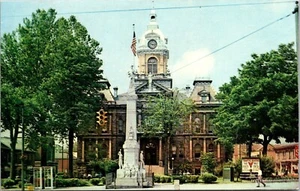 Postal de Court House de Cambridge Ohio - Imagen 1 de 2
