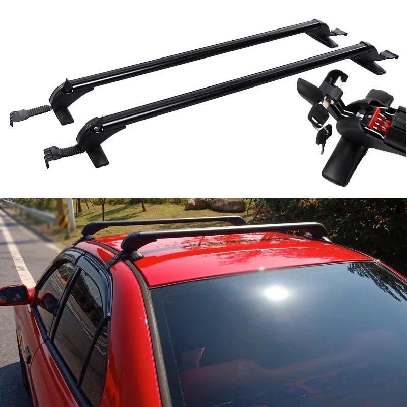 For AUDI A3 2006-2014 Roof Rack Cross Bars Luggage Cargo Carrier Lockable 41.3'' Foto 1 de 4