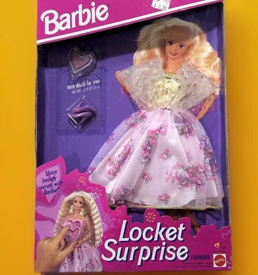 Barbie Medallón Sorpresa Moda Vintage Mattel 11558 🌸 Foto 1 de 4