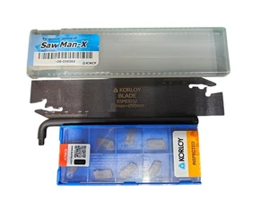 KORLOY Cut Off Blade KSPB 3032 & KSP300 020 S PC5300 Insert 10pcs - Picture 1 of 5