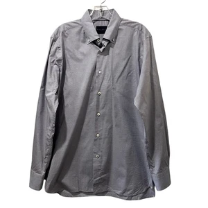 Camicia Calder Carmel con bottoni uomo grande blu a quadri edizione limitata 1/70 - Foto 1 di 8