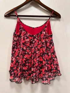 Express Women Cami slip Sheer Dainty Flowy floral size XS - Picture 1 of 9