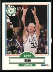 Fleer #8 Larry Bird Boston Celtics 1990-91 - Imagen 1 de 2