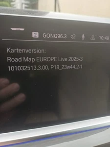 BMW Road MAP Europe LIVE MGU 2025-3 Navi Update USB & FSC Lebenslang - Bild 1 von 3