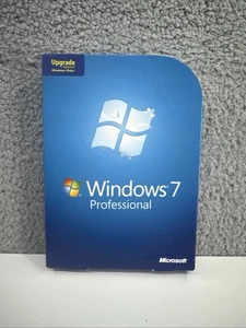 Microsoft Windows 7 Professional Upgrade 32 Bit and 64 Bit DVD MS WIN PRO=RETAIL - Picture 1 of 11