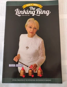 The Linking Ring Magazine Magic Magicians Book February 2021 Maria Ibanez Cover - Picture 1 of 6