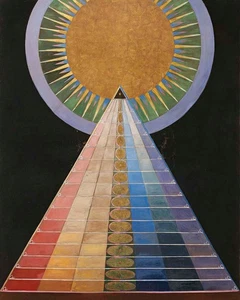 Altarbild, Nr. 1, Gruppe X, Altarbilder von Hilma af Klint, Abstrakter Kunstdruck - Bild 1 von 1