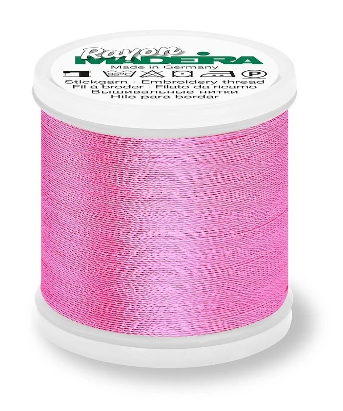 Madeira Rayon 40 machine embroidery thread 1000m spool 1107 coral pink - Image 1 of 1