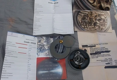 Hamilton GCT 4992B Vtg. 1942 WWII Navigators Military Army Pocket Watch AN5740 - Image 1 of 4