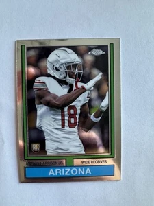 2024 Topps Chrome - 1974 Topps Football Marvin Harrison Jr. #74TF-5 (RC) - Picture 1 of 2