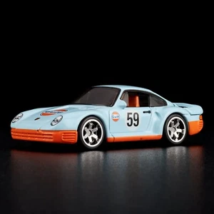 Mattel Hot Wheels Collectors RLC Exclusive 1986 Porsche 959 Gulf Blue - Picture 1 of 7