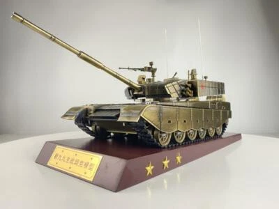 1/24 China Type 99 ztz-99A tank bronze color  DIECAST MODEL TANK in box - Image 1 of 4