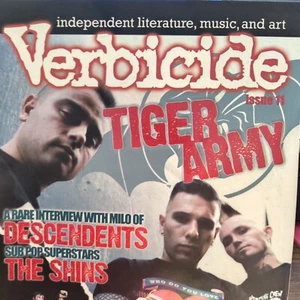Tiger Army Verbicide Issue 11 Magazine 2004 . Descendents , The Shins & More - Picture 1 of 5
