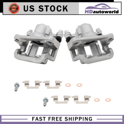 2x Pinzas de freno traseras con soporte para Nissan Rogue 14-15 Rogue Select 2008-2013 Foto 1 de 4