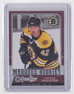 2008-09 O-PEE-CHEE MARQUEE ROOKIES INSERT PASCAL PELLETIER #556 BOSTON BRUINS - Image 1 of 2