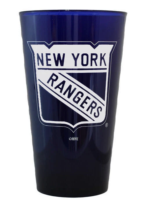 Vaso/vaso de pinta de plástico New York Rangers NHL 16 OZ Boelter Brands  Foto 1 de 1