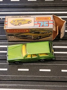 Matchbox Superfast Cougar Villager No 74 1978 Lesney Mercury Wagon NOS IN BOX - Picture 1 of 1