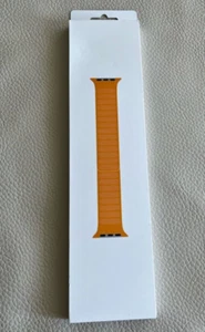 Apple Watch Band 40mm Leather Link Magnetic Closure California Poppy - Picture 1 of 8