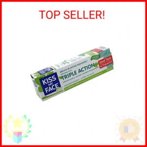 Kiss My Face Toothpaste Triple Action Cool Mint Gel 4.5 Ounce (133ml) (3 Pack) - Picture 1 of 1
