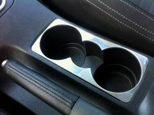 D VW Scirocco 3 Chrom Rahmen für Getränkehalter - Aluminium poliert - Picture 1 of 3